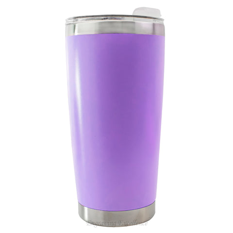 Personalised Thermal Double Insulated Cup - Purple