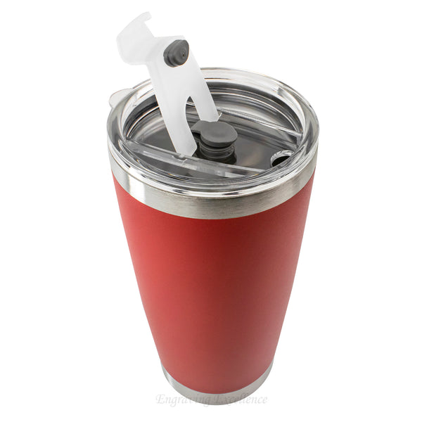 Personalised Thermal Double Insulated Cup - Red