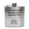 6oz Silver Hip Flask 360 Product View