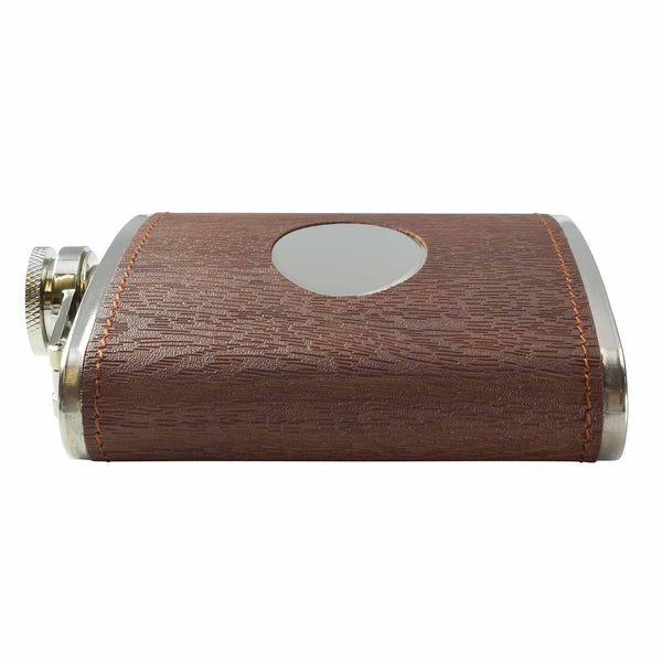 Oval Wood Hip Flasks
