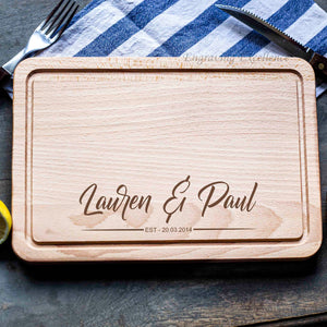 Personalised Rectangular Chopping Board - Design 2