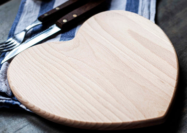 Personalised Heart Chopping Board - Design 2
