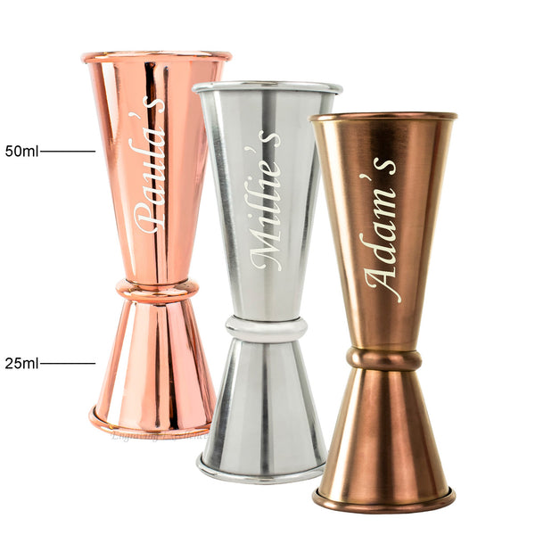 Shiny Rose Gold 25/50ml Jigger