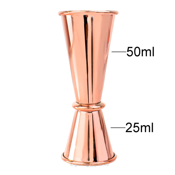 Shiny Rose Gold 25/50ml Jigger