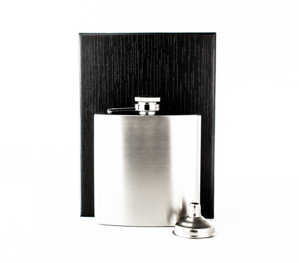 6oz Hip Flask in Gift Box with Funnel