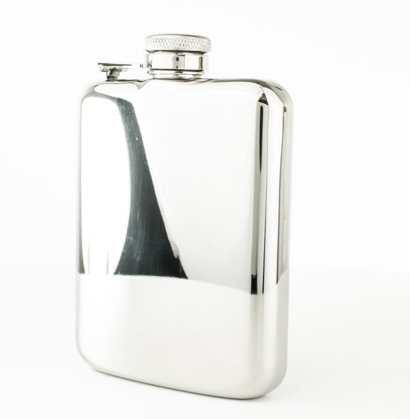 6oz High Quality Hip Flask With Captive Lid