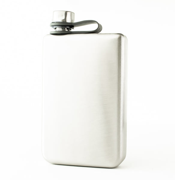 8oz Trekking Silver Hip Flask