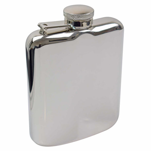 6oz High Quality Hip Flask With Captive Lid