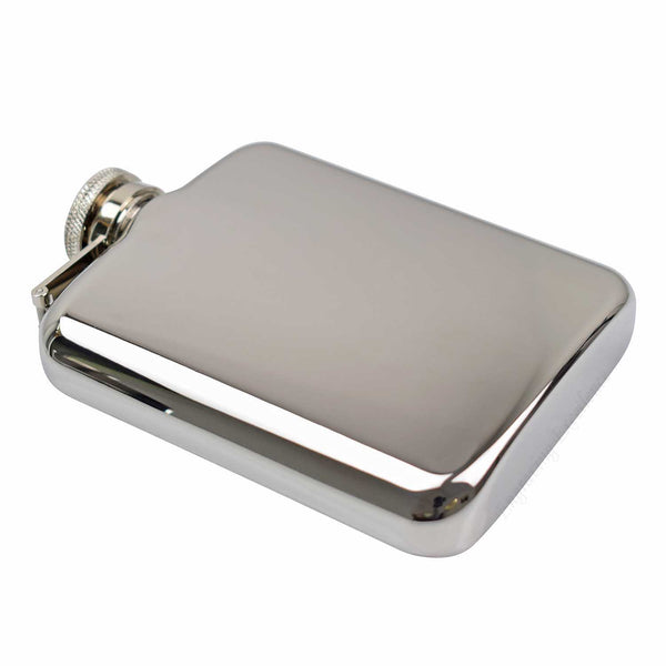 6oz High Quality Hip Flask With Captive Lid