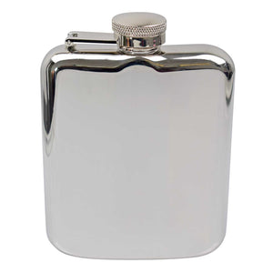 6oz High Quality Hip Flask With Captive Lid