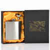 6oz Hip Flask with Funnel and Gift Box - Thank You Printed Lid