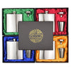 Merry Christmas 6oz Hip Flask in Gift Box with Funnel and Cups
