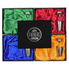 Father's Day Special 6oz Hip Flask in Gift Box with Funnel and Cups