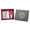 Merry Christmas 6oz Hip Flask in Gift Box with Funnel and Cups