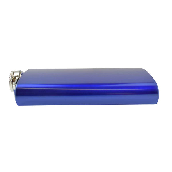 8oz Blue Hip Flask