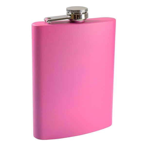 8oz Pink Hip Flask