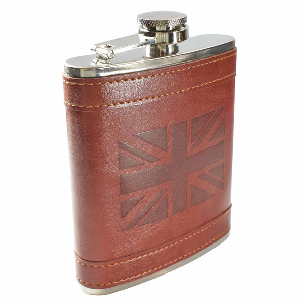 8oz UK Flag Hip Flask