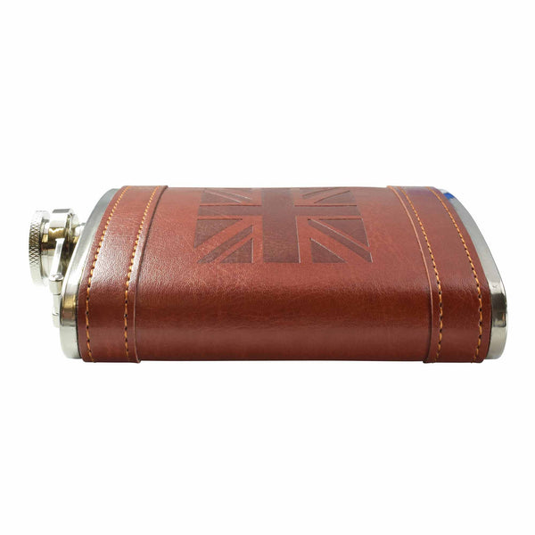 8oz UK Flag Hip Flask