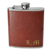 7oz Rustic Hip Flask Gift Set