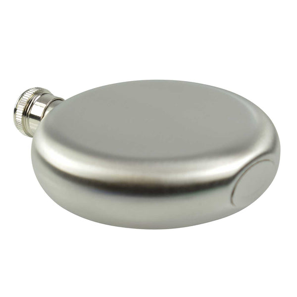 5oz round Hip Flask Steel