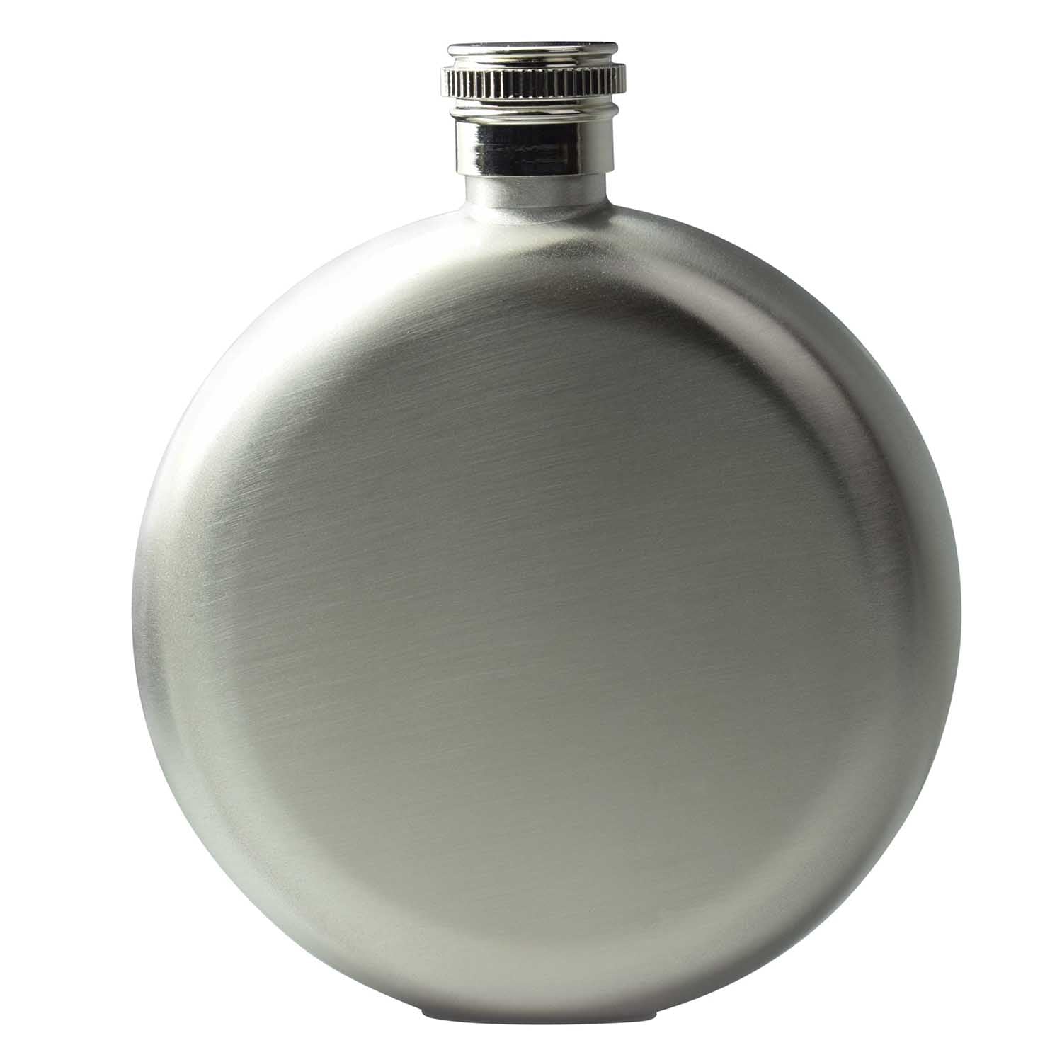 5oz round Hip Flask Steel