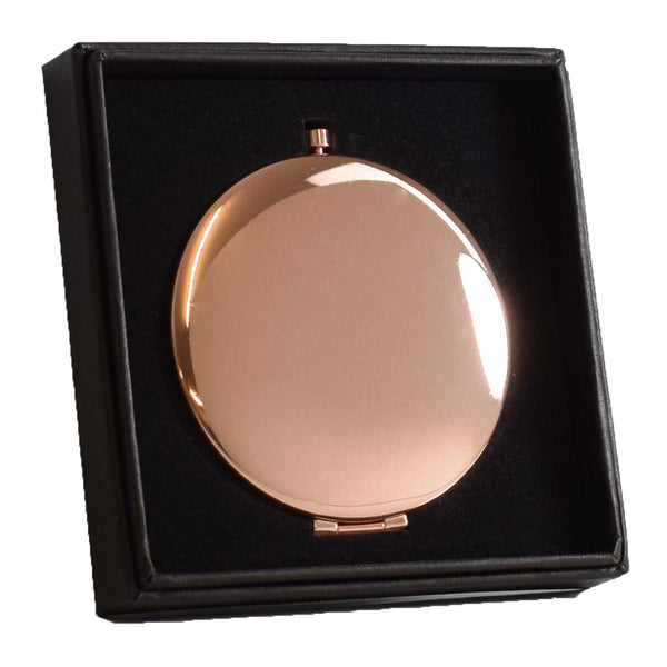 Personalised Compact Mirror - Silver or Rose Gold