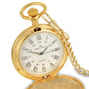 Gold Pocket Watch with Roman Numerals