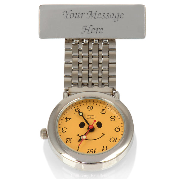 Smiley Face Nurses Fob Watch