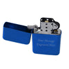 Steel Traditional Flip Lighter - Blue
