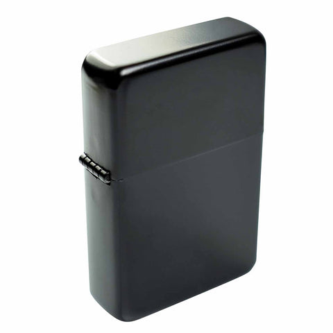 Steel Traditional Flip Lighter - Black