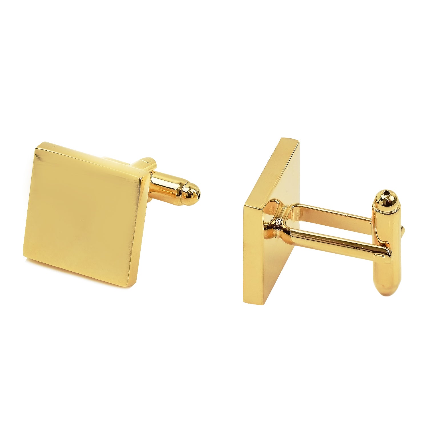 Gold Plated Square Cufflinks