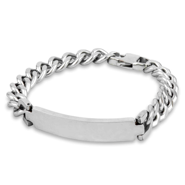 Men's ID Tag Bracelet - Colour Plated Finish