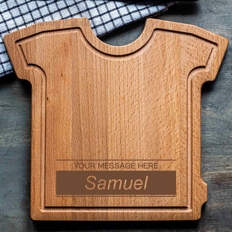 Personalised T-shirt Chopping Board - Design 3