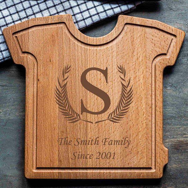 Personalised T-shirt Chopping Board - Design 1