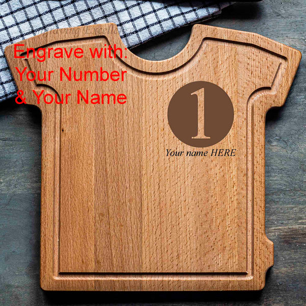 Personalised T-shirt Chopping Board - Design 2