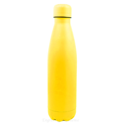Personalised 500ml Thermal Bottle - Yellow