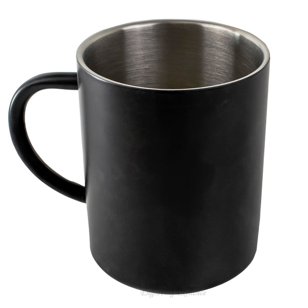 Personalised Double-Walled Mug - Black