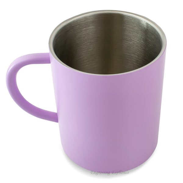 Personalised Double-Walled Mug - Light Pink