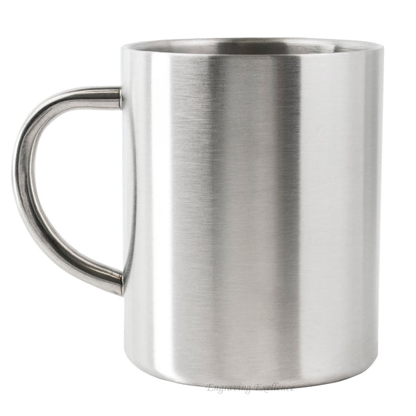 Personalised Double-Walled Mug - Steel