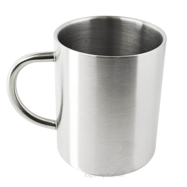 Personalised Double-Walled Mug - Steel