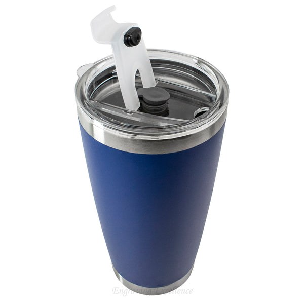 Personalised Thermal Double Insulated Cup - Dark Blue