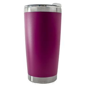 Personalised Thermal Double Insulated Cup - Dark Pink