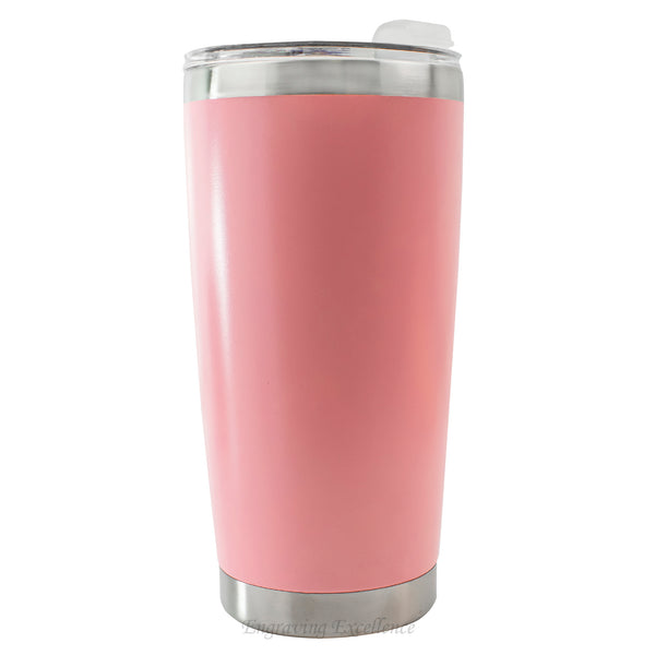 Personalised Thermal Double Insulated Cup - Light Pink