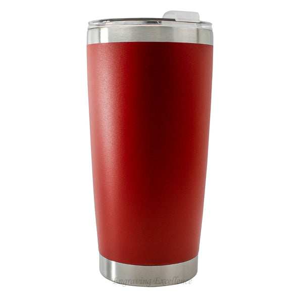 Personalised Thermal Double Insulated Cup - Red