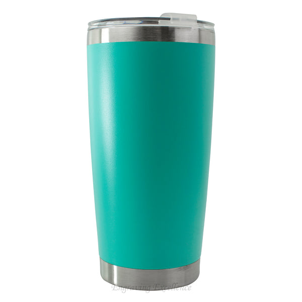 Personalised Thermal Double Insulated Cup - Turquoise