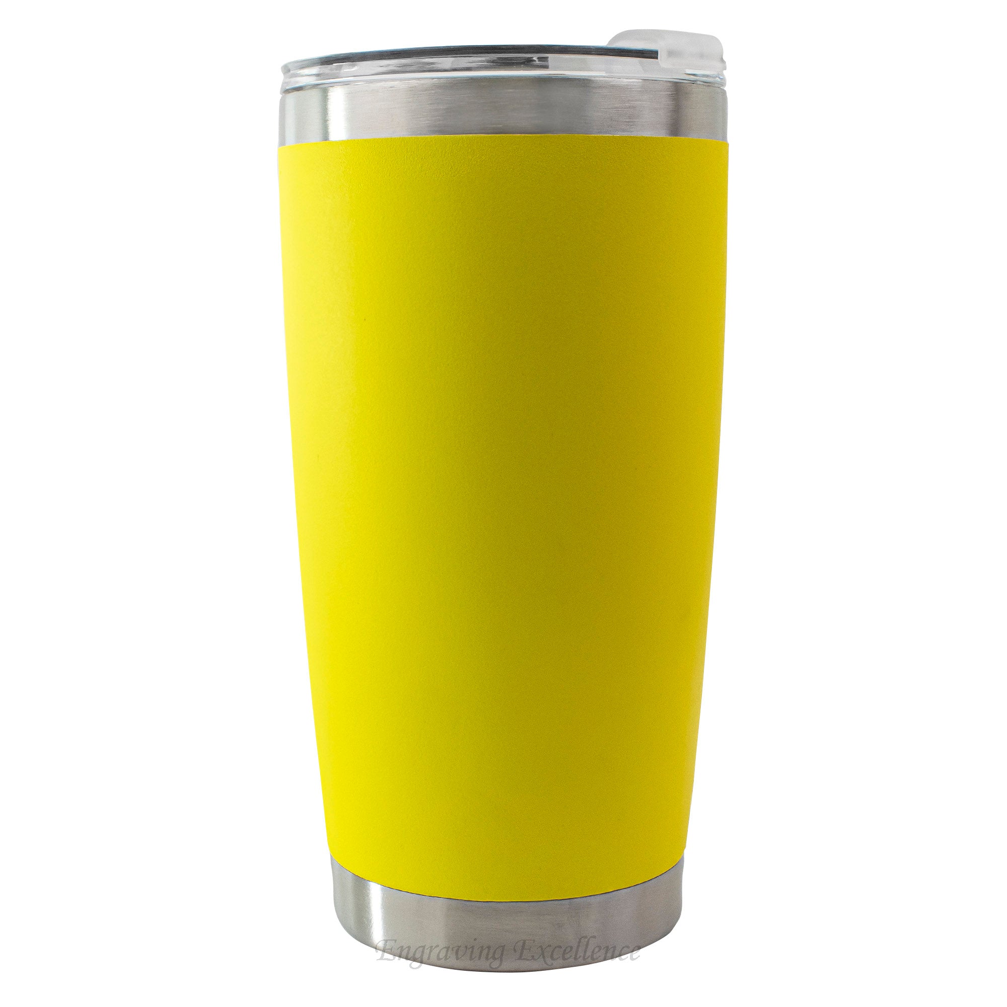 Personalised Thermal Double Insulated Cup - Yellow
