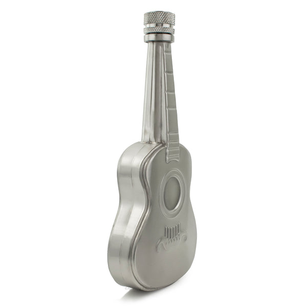 Personalised Silver Guitar 5oz Hip Flask