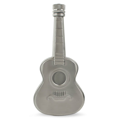 Personalised Silver Guitar 5oz Hip Flask