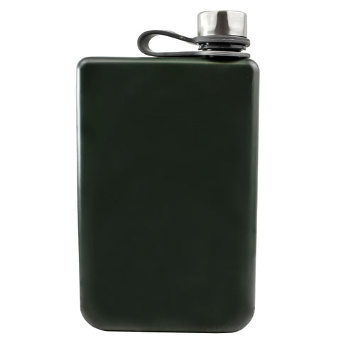 8oz Trekking Army Green Hip Flask