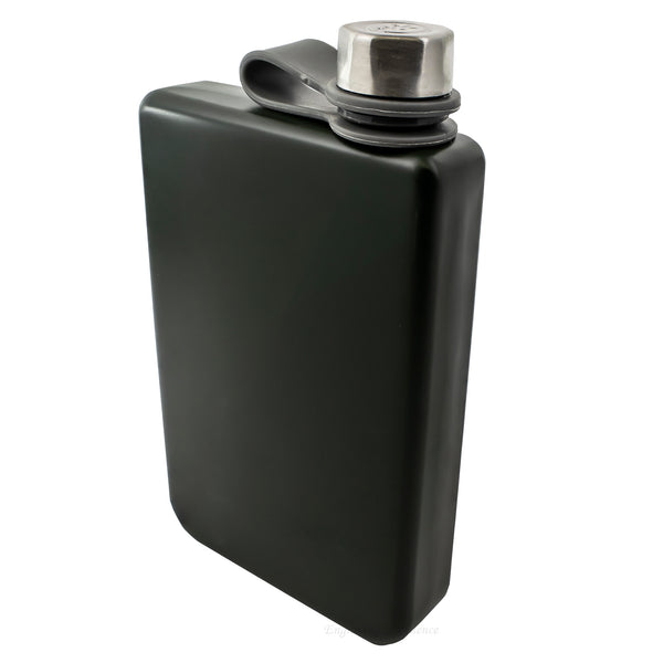 8oz Trekking Army Green Hip Flask